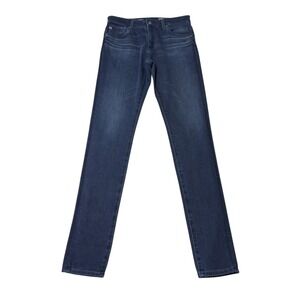 AG Jeans The Farrah Skinny High Rise Dark Wash Denim Jeans Women Size 27X30